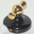 Immagine di MANOPOLA FORNO NERO OTTONE OLD STYLE D.6MM._QUALITA' B