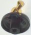 Immagine di MANOPOLA FORNO NERO OTTONE OLD STYLE D.6MM._QUALITA' B