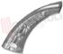 Immagine di MANIGLIA OBLO' SILVER GORENJE PS-10 LA012 L=290MM. ORIGINALE