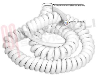 Image of CAVO ESTENSIBILE 3X1MMQ MT.5 BIANCO