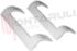 Image of MANIGLIA FRIGO BIANCA L= 247MM. KIT 2 PEZZI ORIGINALE
