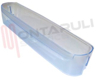 Image of BALCONCINO BOTTIGLIE TRASPARENTE BLUE 560X125XH.105MM. ORIG.