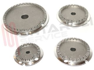 Image of KIT BRUCIATORI DENTATI 2 FORI PZ.4 ORIGINALE