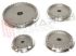 Image of KIT BRUCIATORI DENTATI 2 FORI PZ.4 ORIGINALE