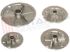 Image of KIT BRUCIATORI DENTATI 2 FORI PZ.4 ORIGINALE
