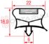 Immagine di GUARNIZIONE MAGNETICA 4L GRIGIA 0610X470MM SEZ.1016