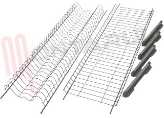 Immagine di SCOLAPIATTI SMALTATO GRIGIO 86CM.