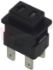 Immagine di INTERRUTTORE PUSH NERO TASTO C/ASOLA 19X13 BIPOLARE