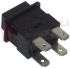 Immagine di INTERRUTTORE PUSH NERO TASTO C/ASOLA 19X13 BIPOLARE