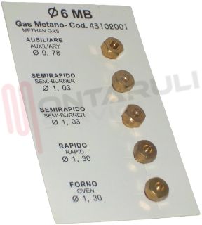 Image of SERIE 5 UGELLI METANO 6MB