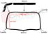 Image of GUARNIZIONE PORTA FORNO 4 LATI 585X315MM. INTERA 4L+2G