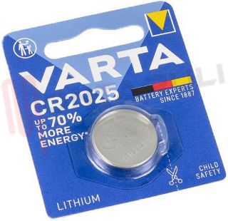 Immagine di BATTERIA 3V CR2025 LITIO BLISTER 1 PEZZO