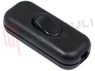 Image of INTERRUTTORE PASSANTE UNIPOLARE 2A 250V NERO