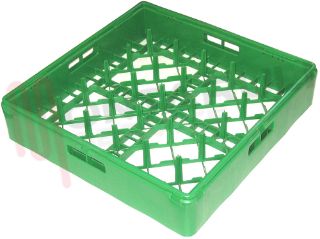 Immagine di CESTO LAVASTOVIGLIE 500X500X100MM. VERDE