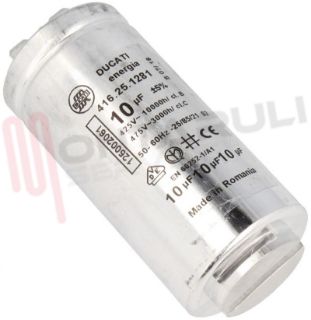Image of CONDENSATORE 10MF 475V METALLICO FISSAGGIO A PRESSIONE