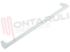 Image of PROFILO BIANCO ANTERIORE VETRO BIANCO L=450MM.