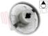 Immagine di MANOPOLA METALLIZZATA FORNO D.6MM. 3550082071 ORIGINALE