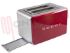 Immagine di TOSTAPANE ROSSO-INOX 750W 2 PINZE